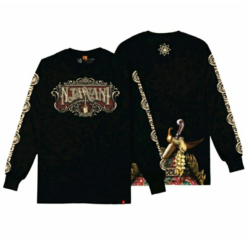 Kaos Bijak Jawa NJAWANI Hitam