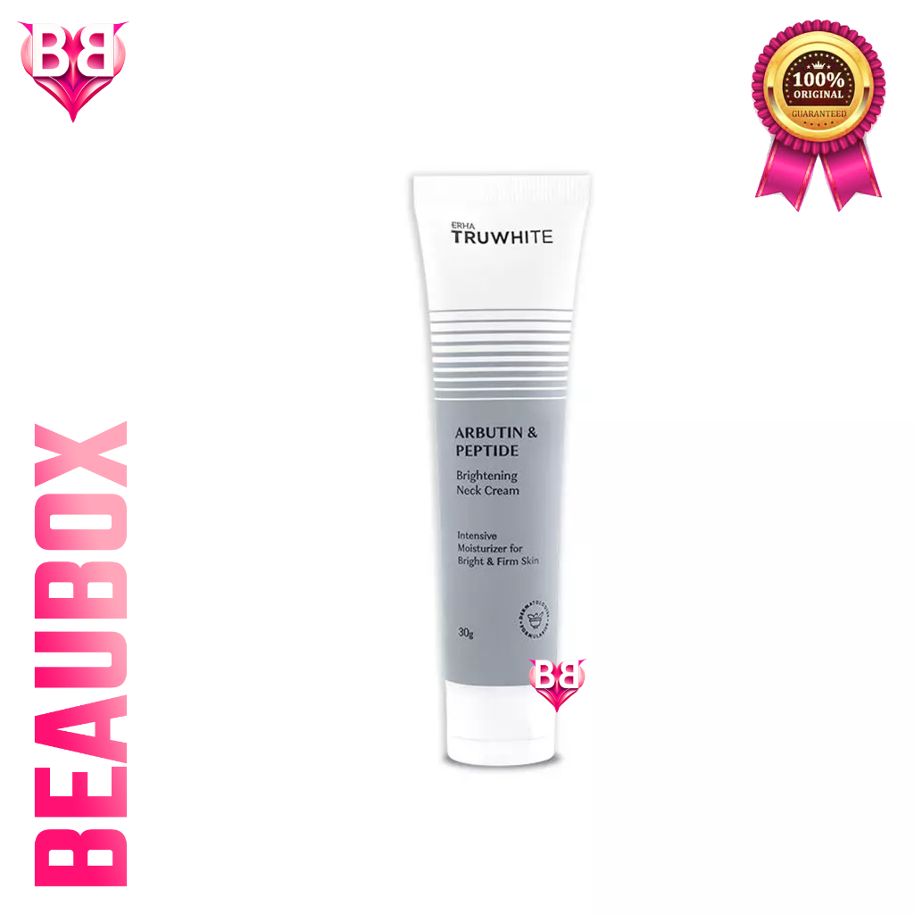 Erha Truwhite Arbutin & Peptide Brightening Neck Cream (whitening leher) ORIGINAL BPOM