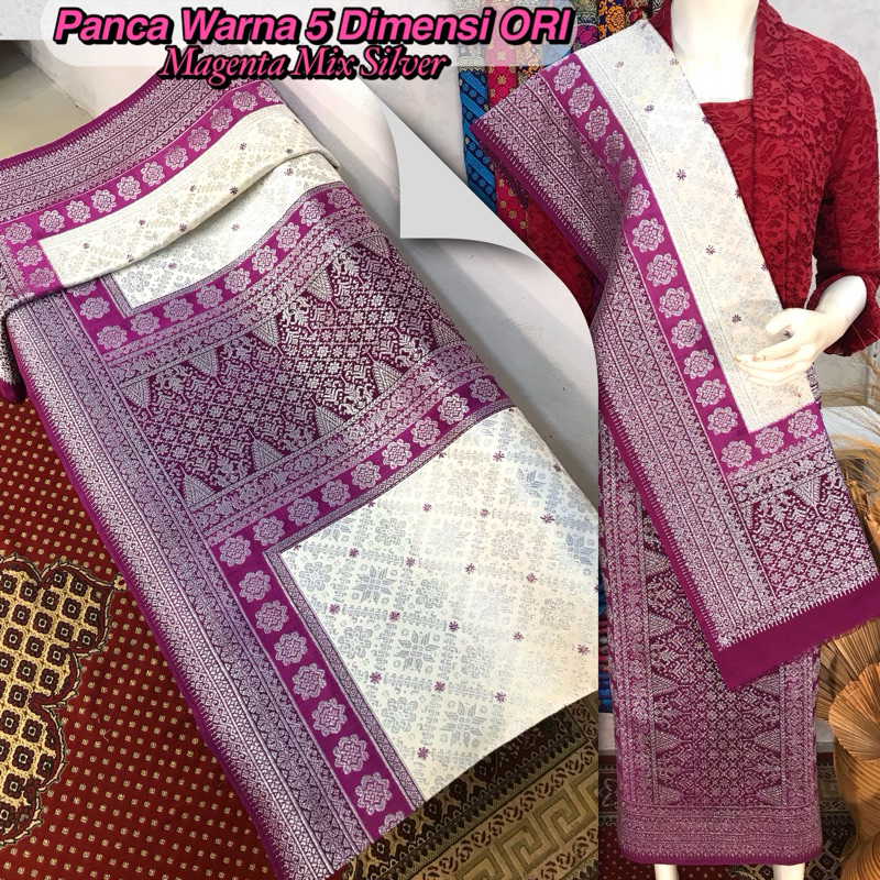 SONGKET PANCAWARNA 5 DIMENSI ORI