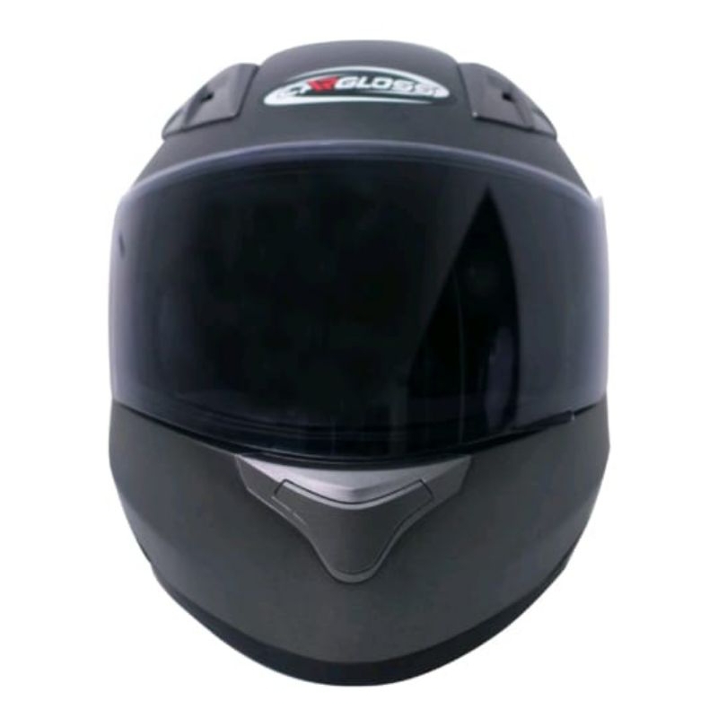 Cargloss NS1 Helm Full Face - Gun Metal SG ORIGINAL SNI