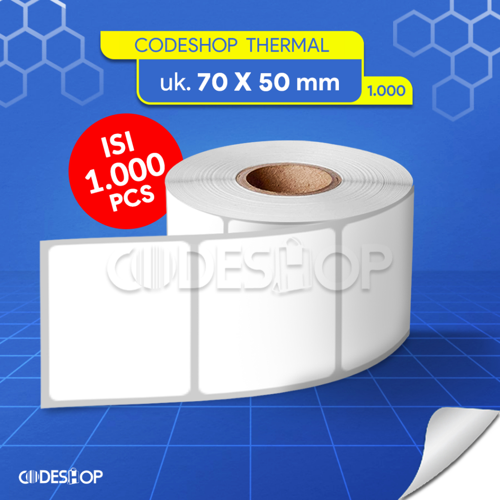 

Label Termal 70x50mm Stiker Printer Barcode Citizen Blueprint