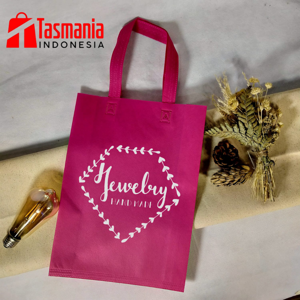 

Tas Spunbond Handle Lipat Tas Belanja Tas Event 25x35 cm