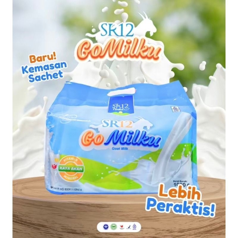 

GOMILKU SR12 SUSU KAMBING ETAWA PREMIUM || UKURAN SACHET|| GO MILKU SUSU KESEHATAN ANAK