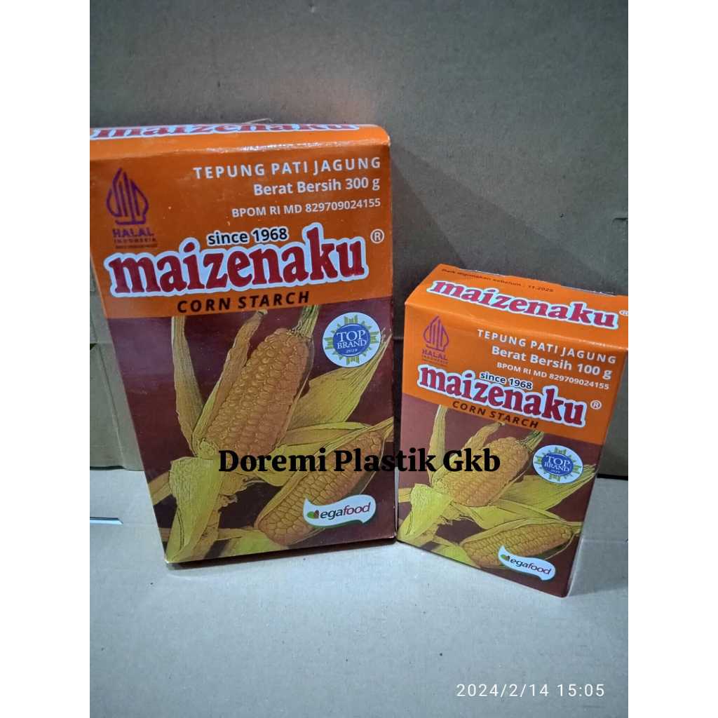 

Maizenaku / Maizena / Tepung Pati Jagung / Corn Starch / Maizena 100 gr 300gr