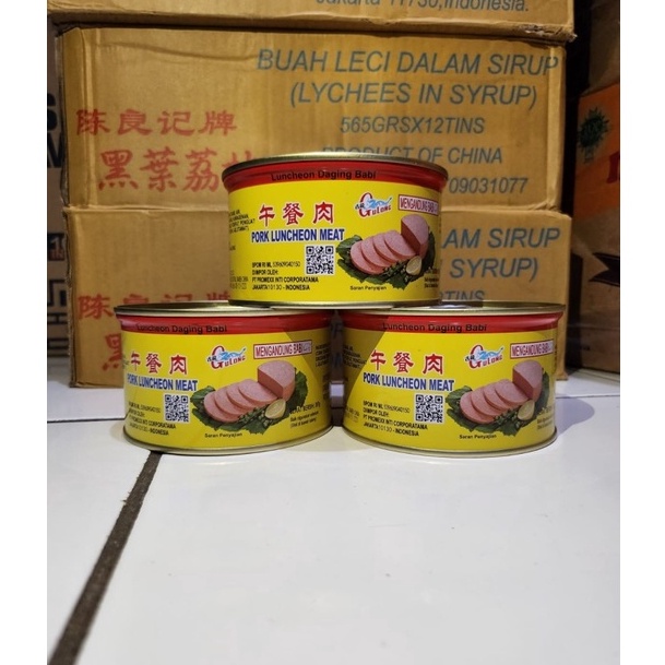 

Ready Stok Gulong pork luncheon meat 397gr Maling