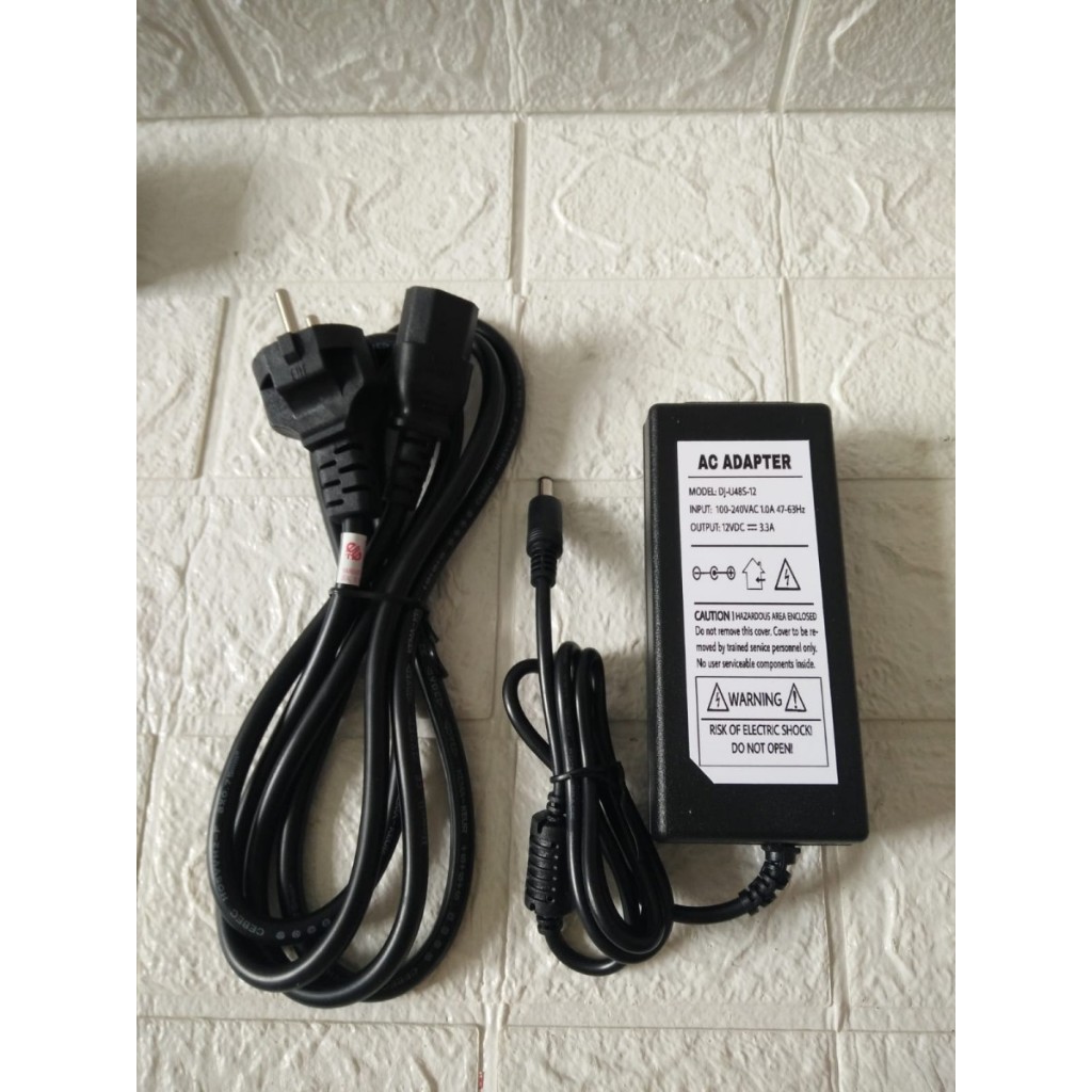 Replacement 12V 3.3A adaptor BUAT alat dj Numark mixstream pro dan Numark Mixstream Pro+