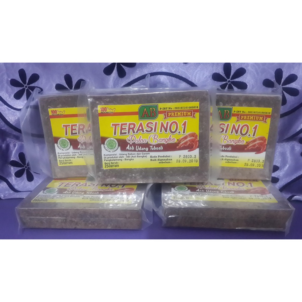 

NEW TERASI UDANG No 1 AB 24 GR BANGKA TOBOALI