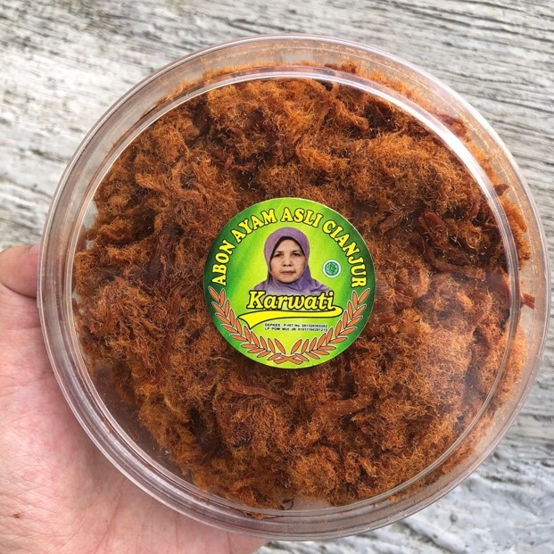 

BAYAR DITEMPAT TERMURAH KARWATI Abon Ayam Karwati asli CianjurAbon enak praktisMenu Lauk anak anak pesantren