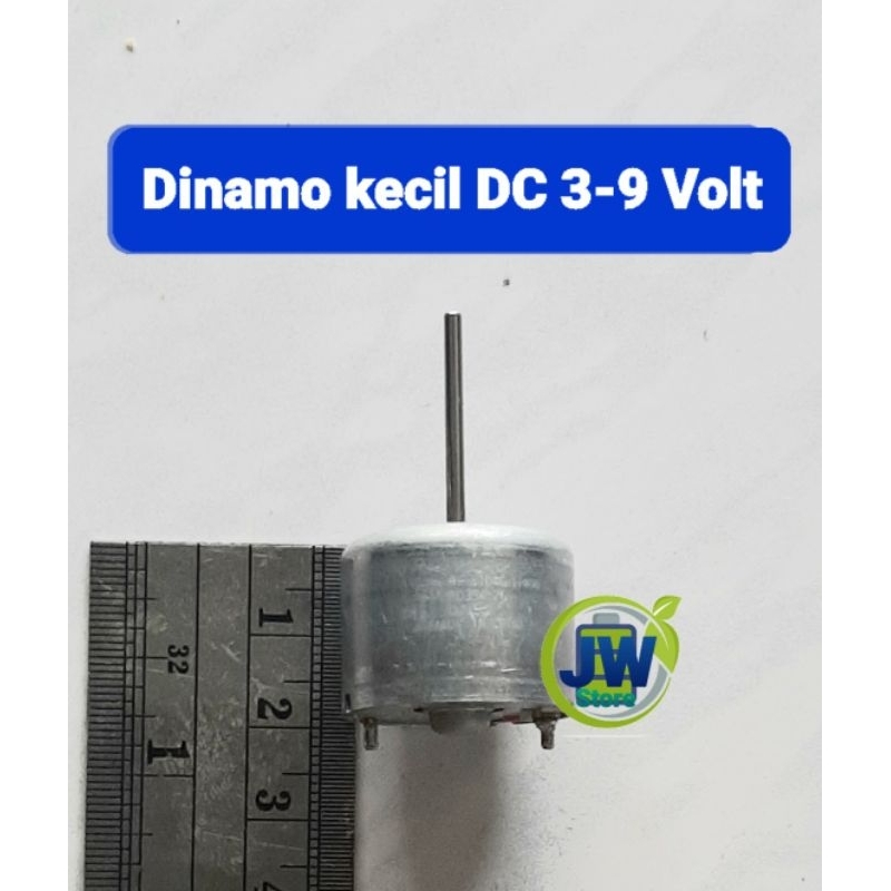 Dinamo DC daya 3 - 9 Volt