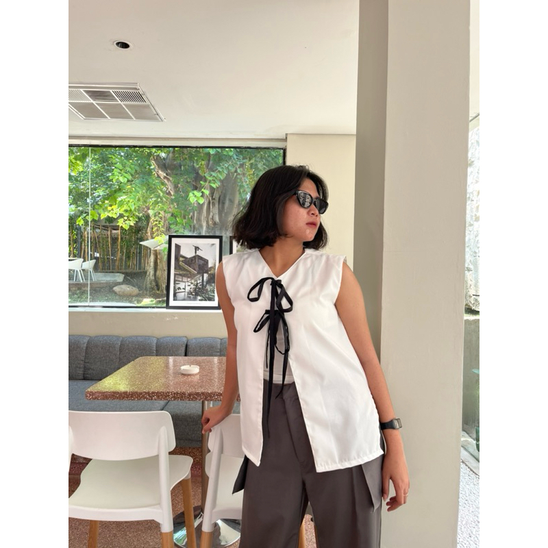 Taly Vest | Rompi Pita | Conquette Vest | Korean Vest | Rompi Conquette Style Vest Pita Lepas Pasang