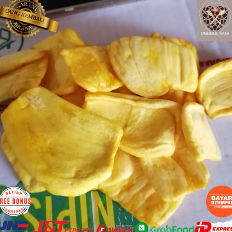 

DISKON KERIPIK NANGKA GRADE A JAJANAN PREMIUM 1 GR