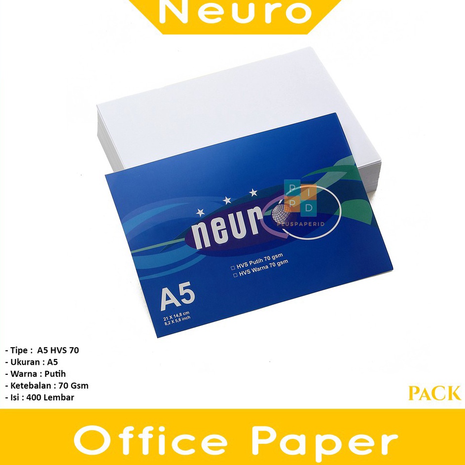 

77 NEURO Kertas Hvs Ukuran A5 Putih Pack