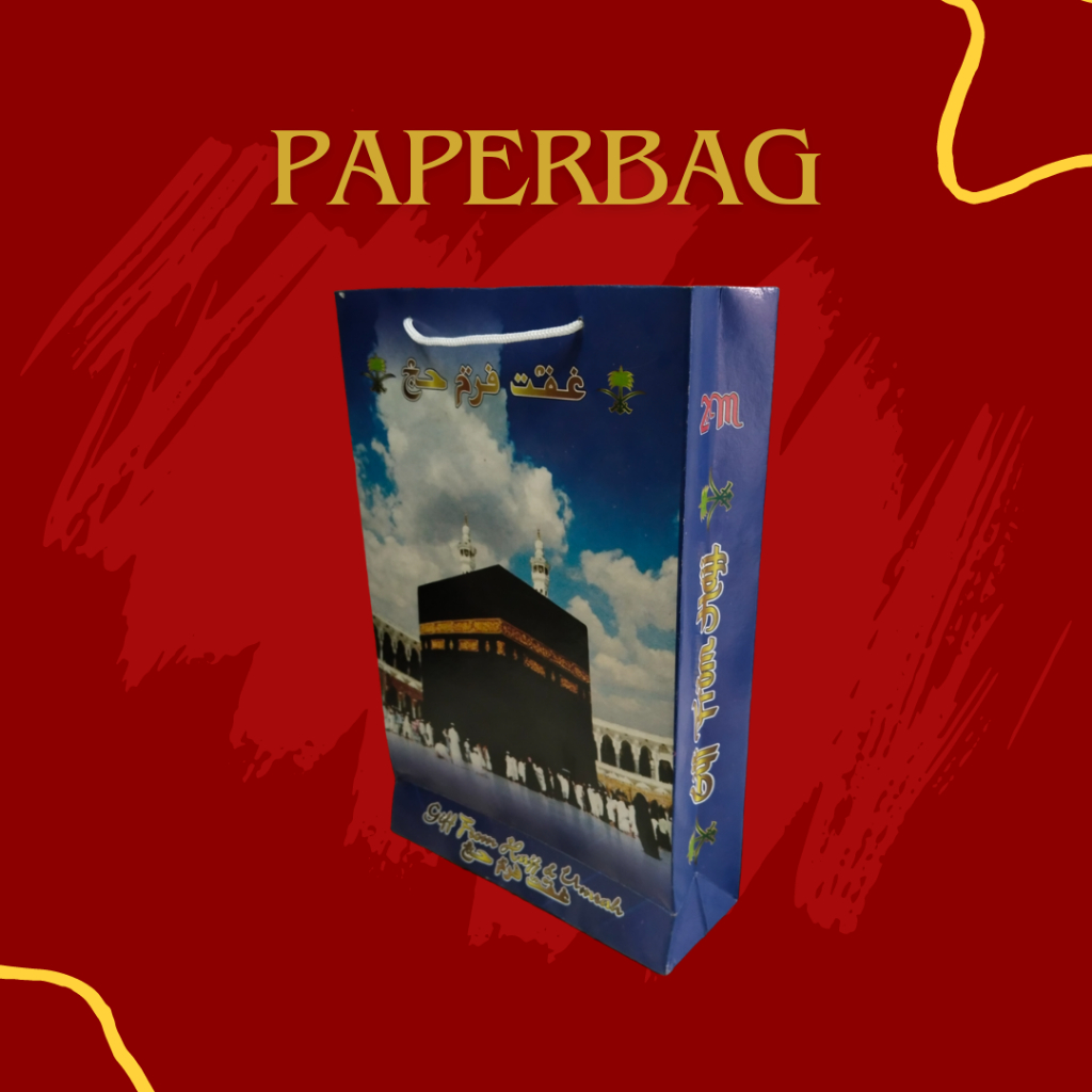 

Paperbag/tas souvenir oleh oleh haji dan umroh bahan tebal