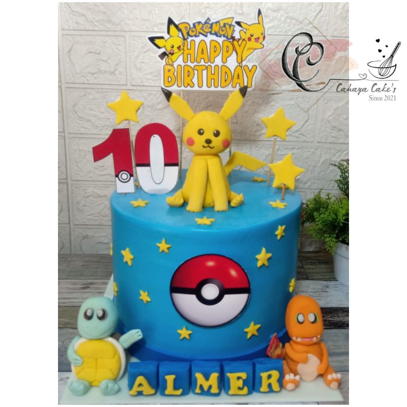 

Pokemon Cake / Kue Ulang Tahun Custom / Kue Ultah Pokemon