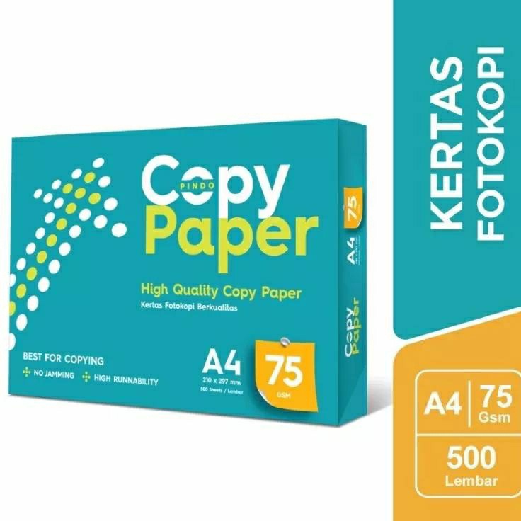 

Dijamin Ori Kertas hvs A4 copy paper 75 gsm