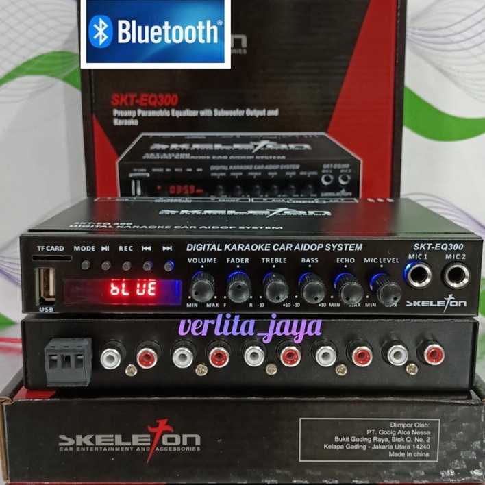 parametrik equalizer SKELETON SKTE3 bisa bluetooth terbaru