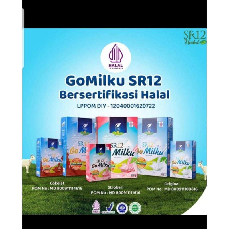 

Susu kambing Etawa Go Milku SR12 100 % Original