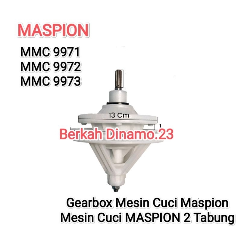 Gearbox Mesin Cuci MASPION MMC 9971 / MMC 9972 / MMC 9973 Gear Box Maspion Mmc9971 Mmc9972 Mmc9973