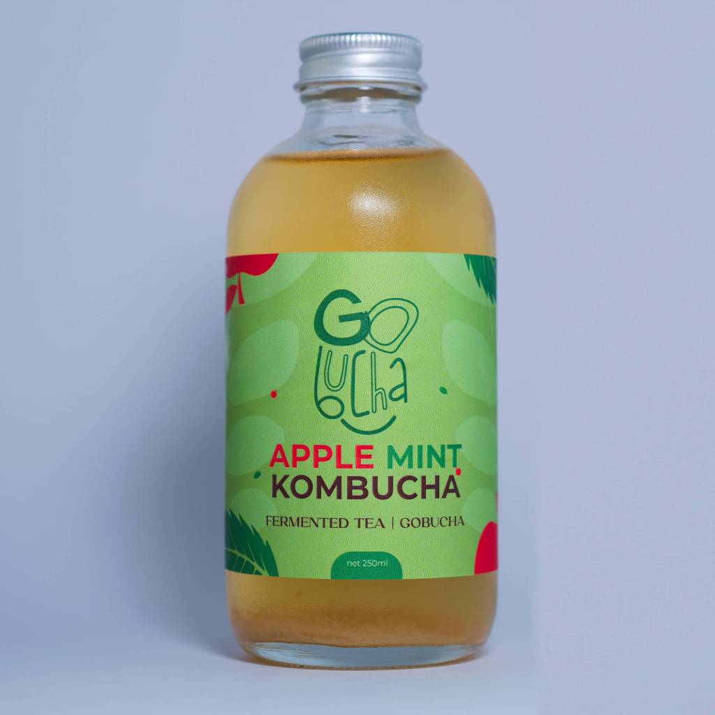 

Apple Mint Kombucha 250ml by Gobucha