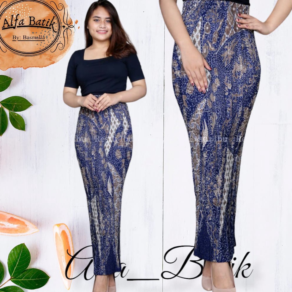 REAL PICT ROK PLISKET BATIK  ROK PLISKET  BAWAHAN KEBAYA  ROK KEBAYA  ROK WISUDA  RAGAM MOTIF  ROK P
