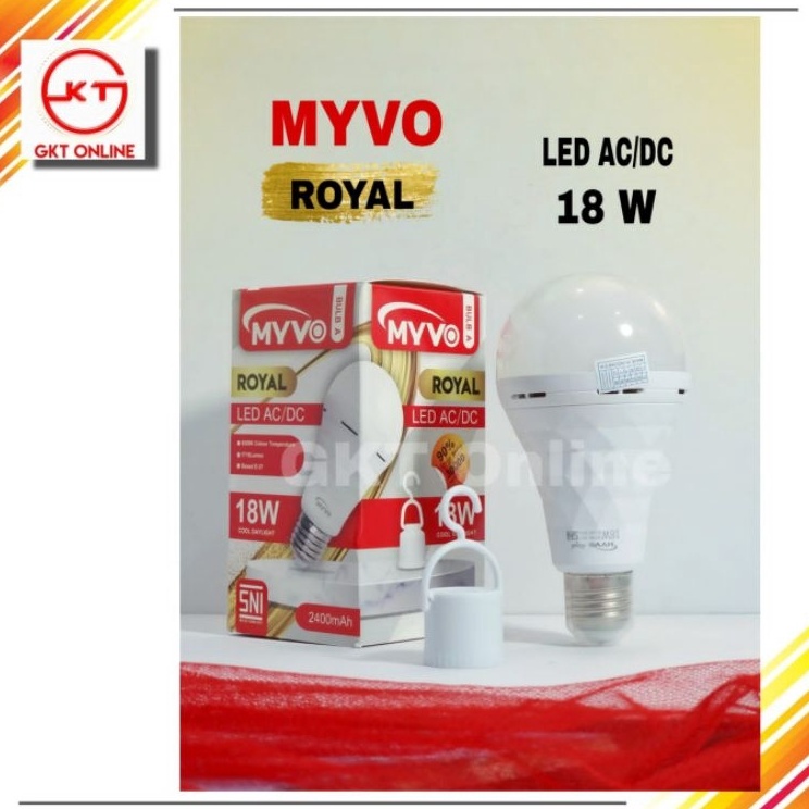 Lampu Emergency LED Bulb Myvo Royal 18 Watt