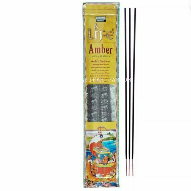 Dupa Hio Life Amber Panjang 1Bungkus Isi 50 Batang Stick