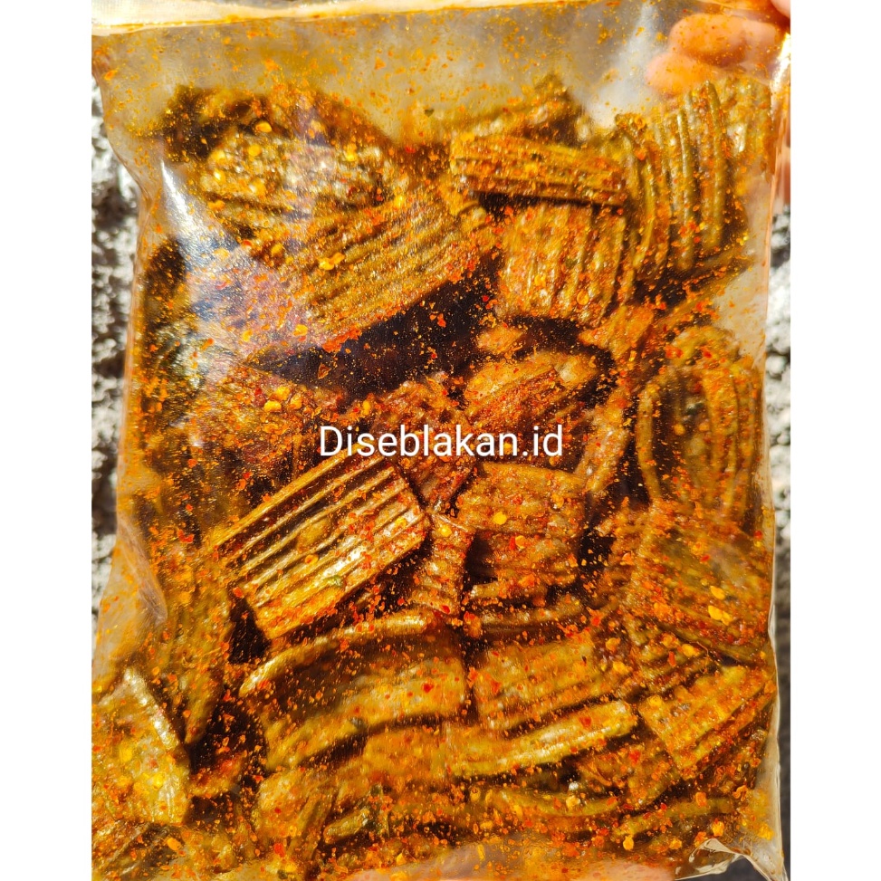 

HEMAT PROMO kerupuk jengkol pedas daun jeruk isi 5gram