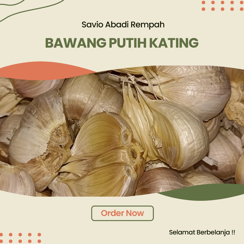 

PROMO ALE BAWANG PUTIH KATING BERSIH 1KG