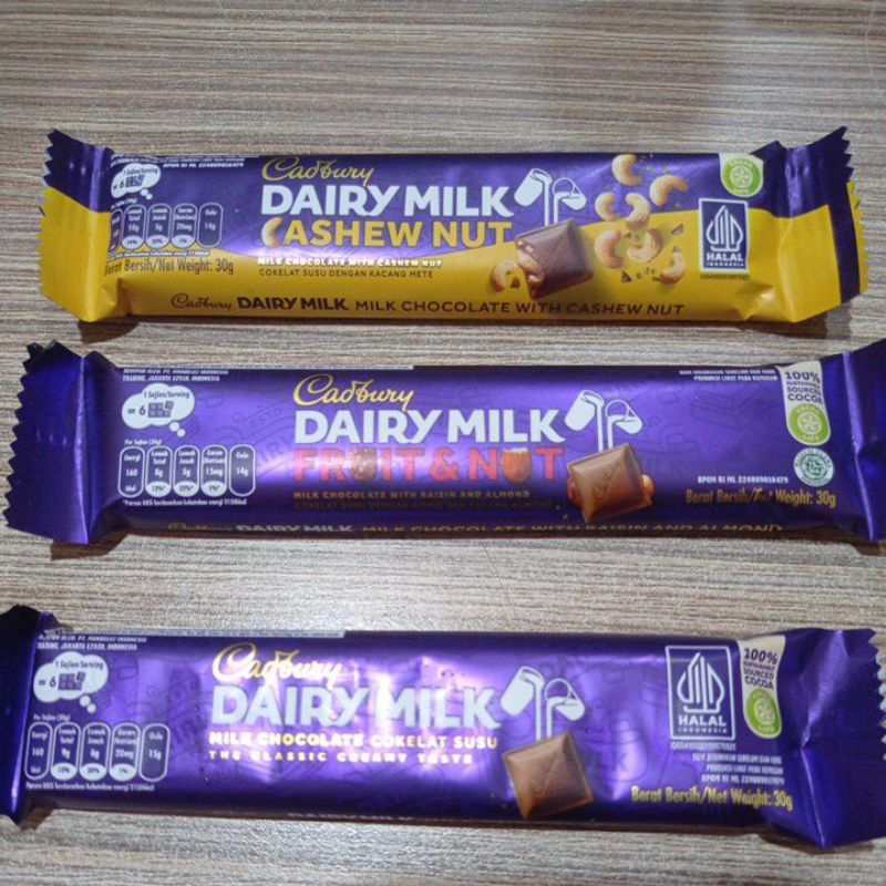 

CADBURY DAIRY MILK 30GR