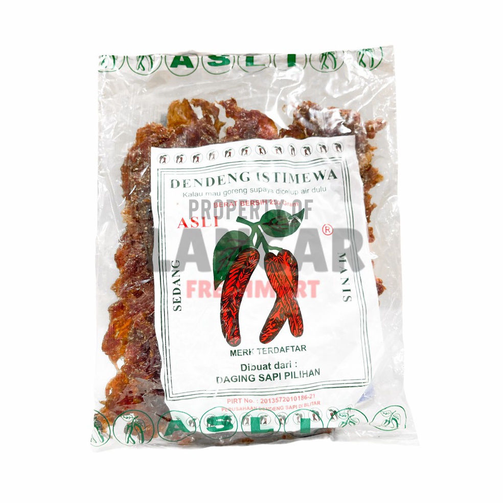 

BAYAR DITEMPAT DENDENG SAPI CAP CABE ISTIMEWA 25GR