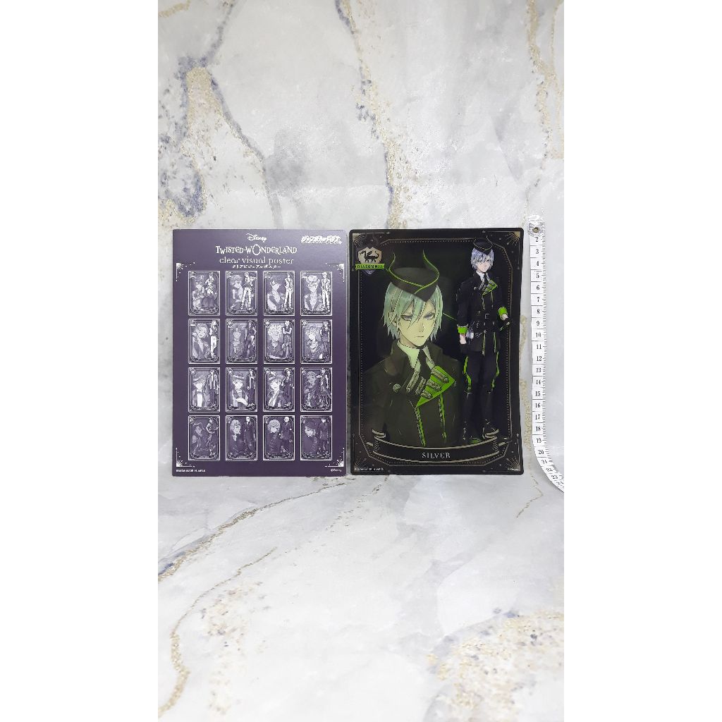 Twisted Wonderland Clear Visual Poster Silver