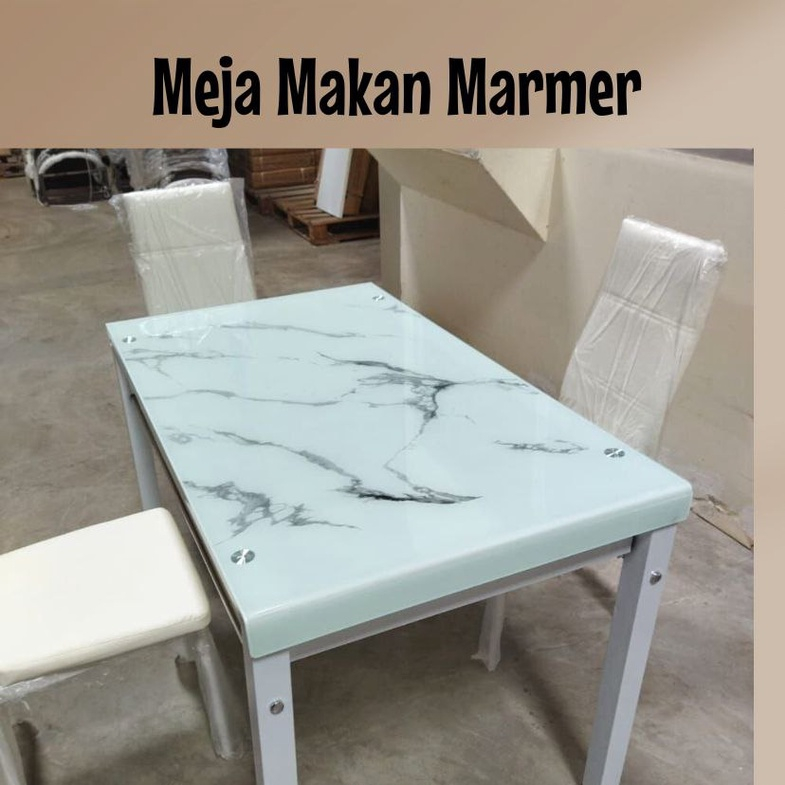 MEJA MAKAN MARMER - IMPORTA