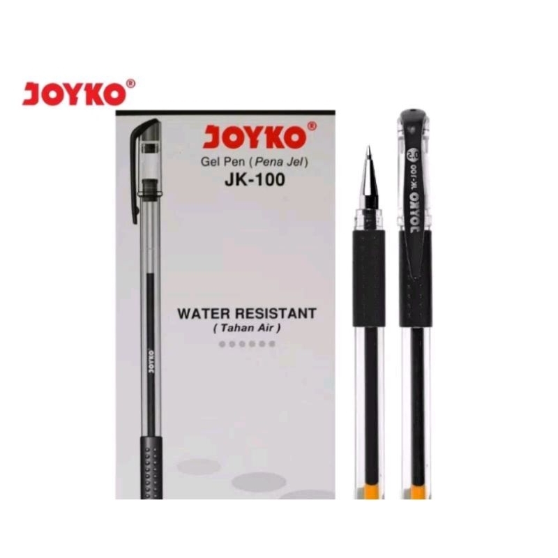 

Gel pen pulpen pena joyko JK-100 BLACK 05 MM/pen joyko