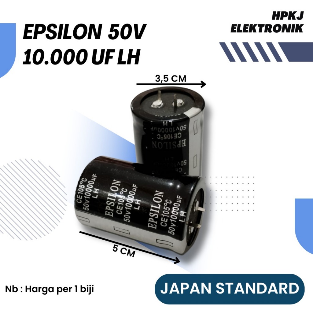 ELCO EPSILON 10000UF 50V elcho epsilon 10000 mikro 50 volt