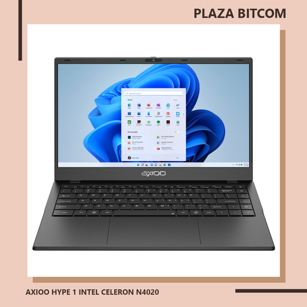 AXIOO HYPE 1 INTEL CELERON N4020/8G/128G SSD/WIN11/14" HD || BITCOM PLAZA