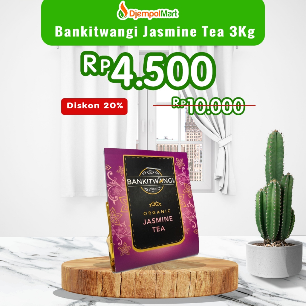 

Bankitwangi Organic Jasmin Tea 5gr-Teh Organik,Teh Melati,Teh Sachet