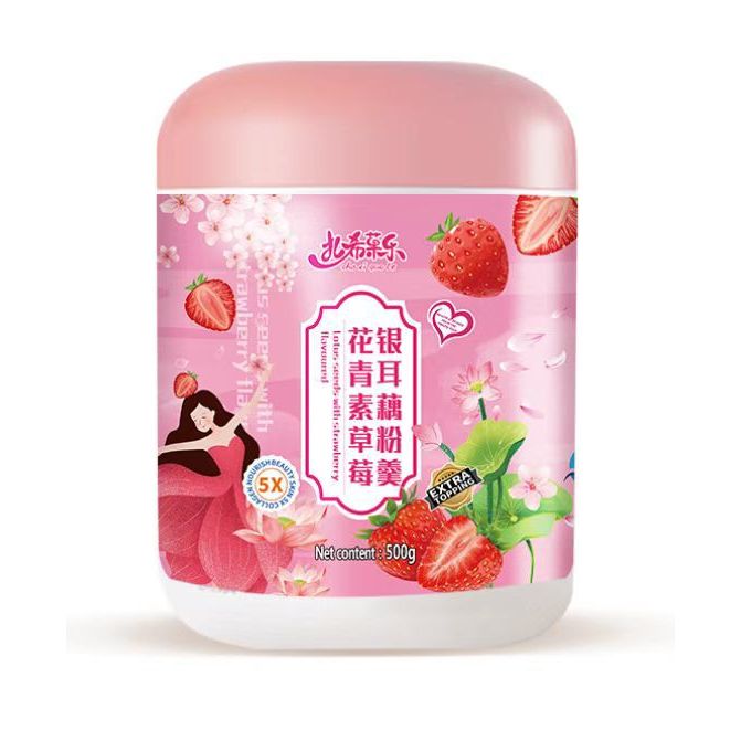 

Lotus Root Powder 500g Strawberry Tremella Extracollagen