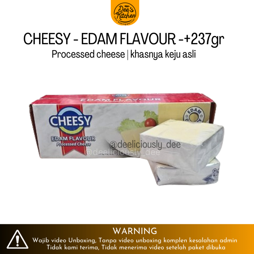 

[Repack] Cheesy Edam Keju edam 237gr Repack