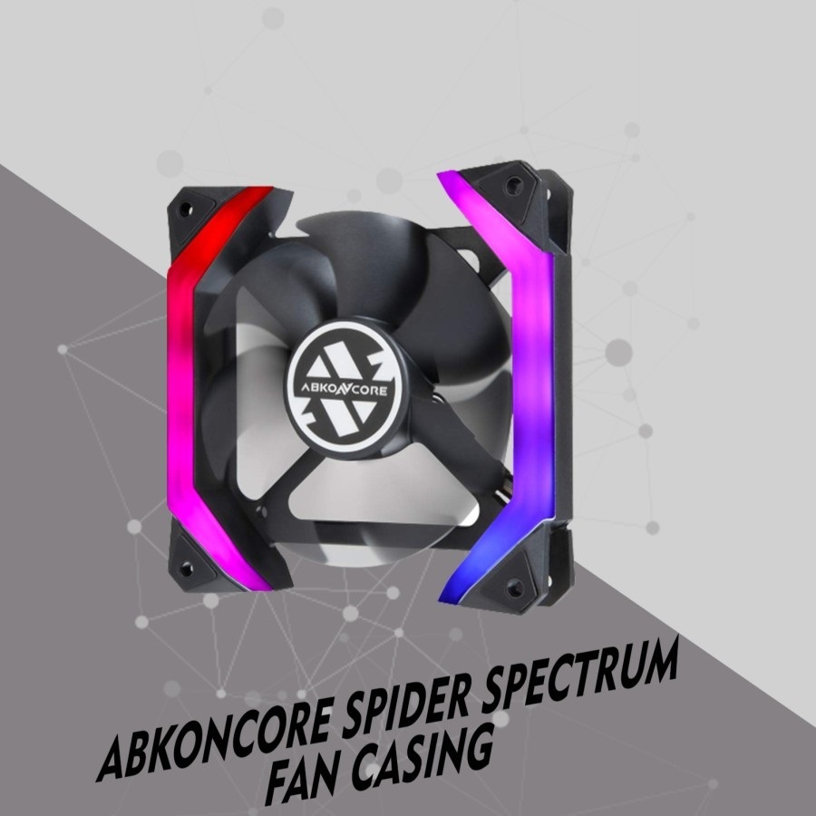 Fan Case Casing Abkoncore Spider Spectrum ARGB 6 pin PC Komputer