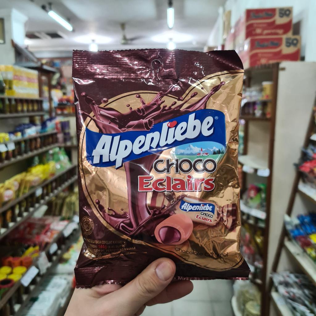 

ALPENLIEBE CHOCO ECLAIRS CHOCOLATE CARAMEL 144 g / ALPENLIEBE ECLAIRS PEANUT BUTTER 144 g