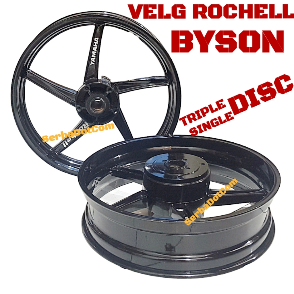 VELG ROCHELL BYSON CARBU FI INJEC ORIGINAL TRIPLE SINGLE DISC DEPAN DOUBLE DISC