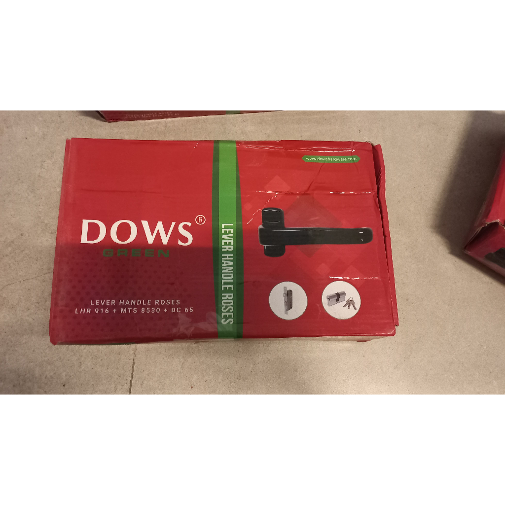 Handle pintu rumah Almunium LHR 916 Dows Green Hitam Paket set | GAGANG PINTU TOILET KAMAR MANDI WAR