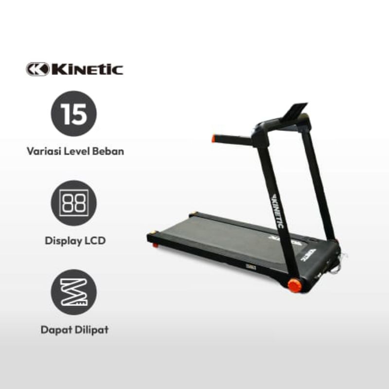 Kinetic Motorized Treadmill 1 Hp 15p
