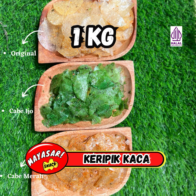 

KRIPCA KERIPIK KACA ORIGINAL PEDAS 1kg