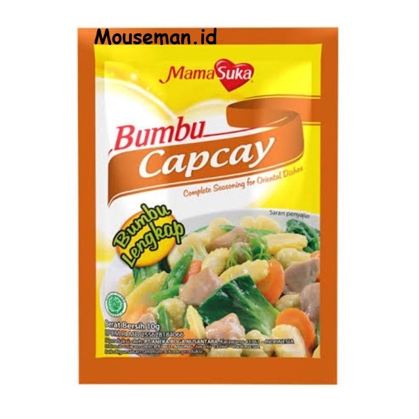 

MamaSuka Bumbu Capcay Complete Seasoning for Oriental Dishes Bumbu Lengkap 10gr