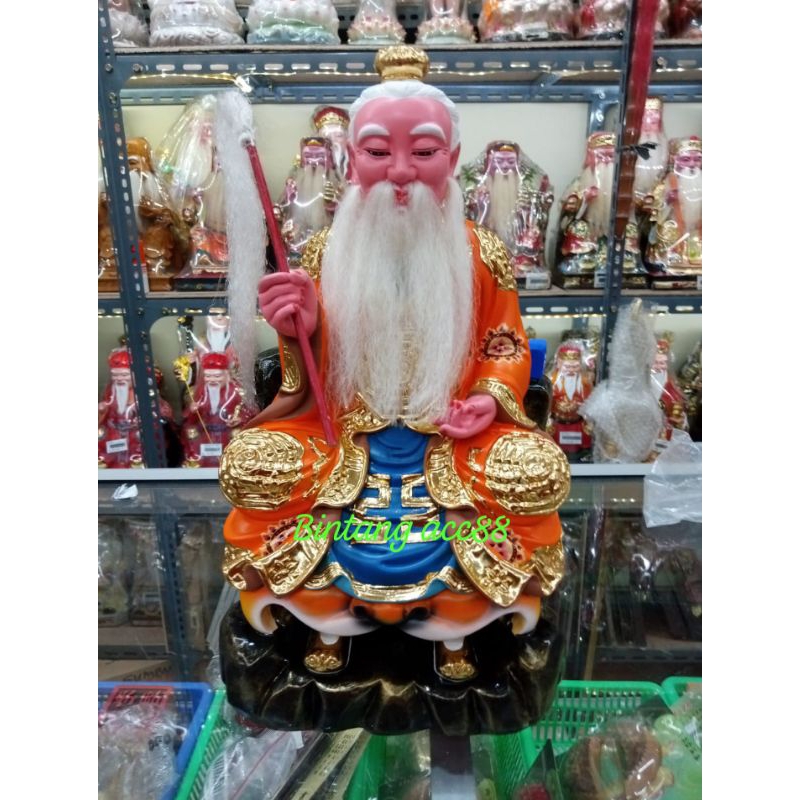 patung dewa thai shang lau cin/ thai siong - fiber - 12inch