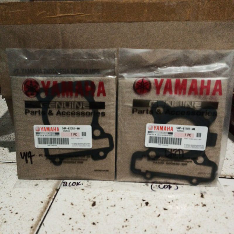 Paking BLOK / COP MIO J GT SOUL GT 115 XRIDE 115 YAMAHA ORIGINAL 54P E1351 E1181 00