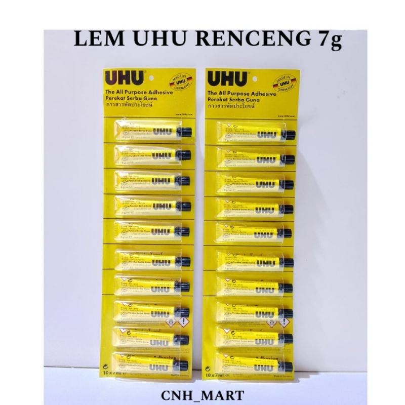 

Lem Uhu Kecil 7ML - Lem Uhu Tube Kecil 7ML - Harga 1PCS