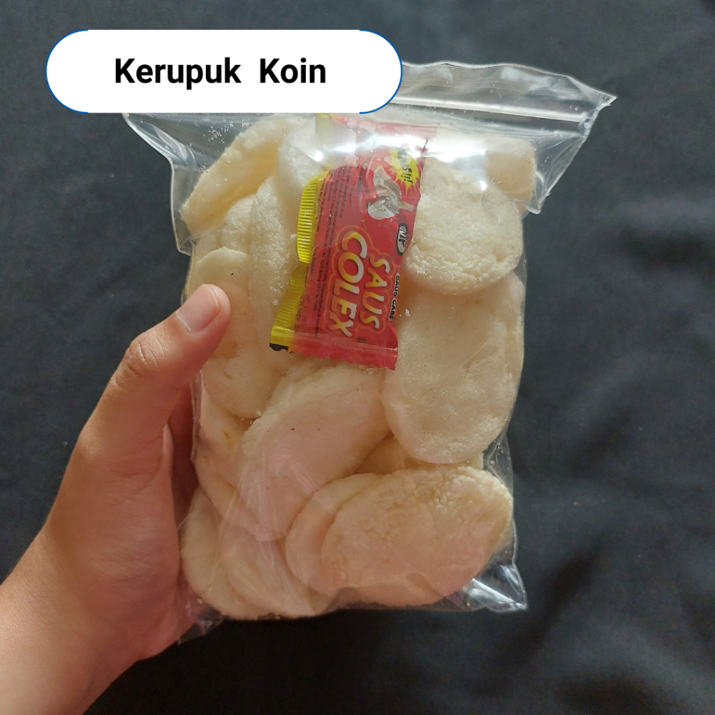 

Kerupuk Palembang Koin 70 gram - Krupuk Ikan Koin Palembang Mini - Snack Serba 5 Ribu