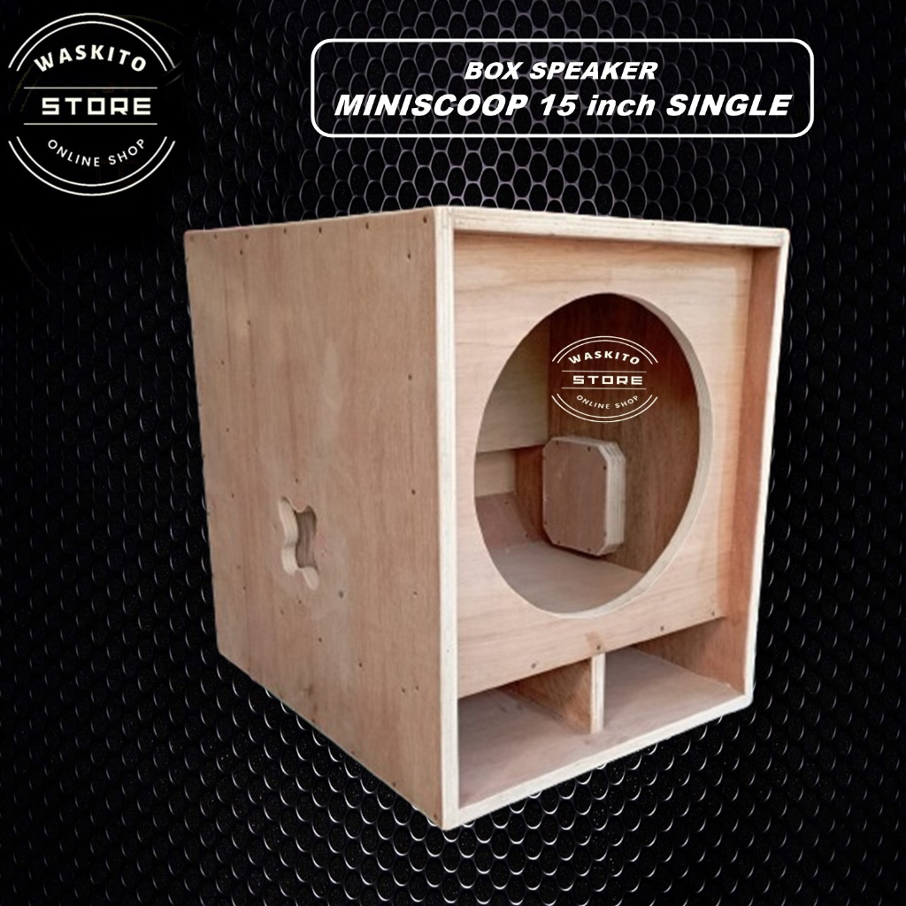 Box Speaker Subwoofer Miniscoop 15 inch SINGLE
